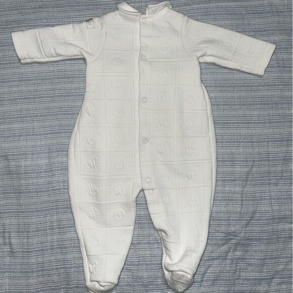 Little Me Winter Bear Footie Onesie 9M - Picture 6 of 12